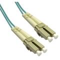 Aish 10 Gigabit Aqua Fiber Optic Cable LC LC Multimode Duplex 50-125 3 meter 10 foot AI205840